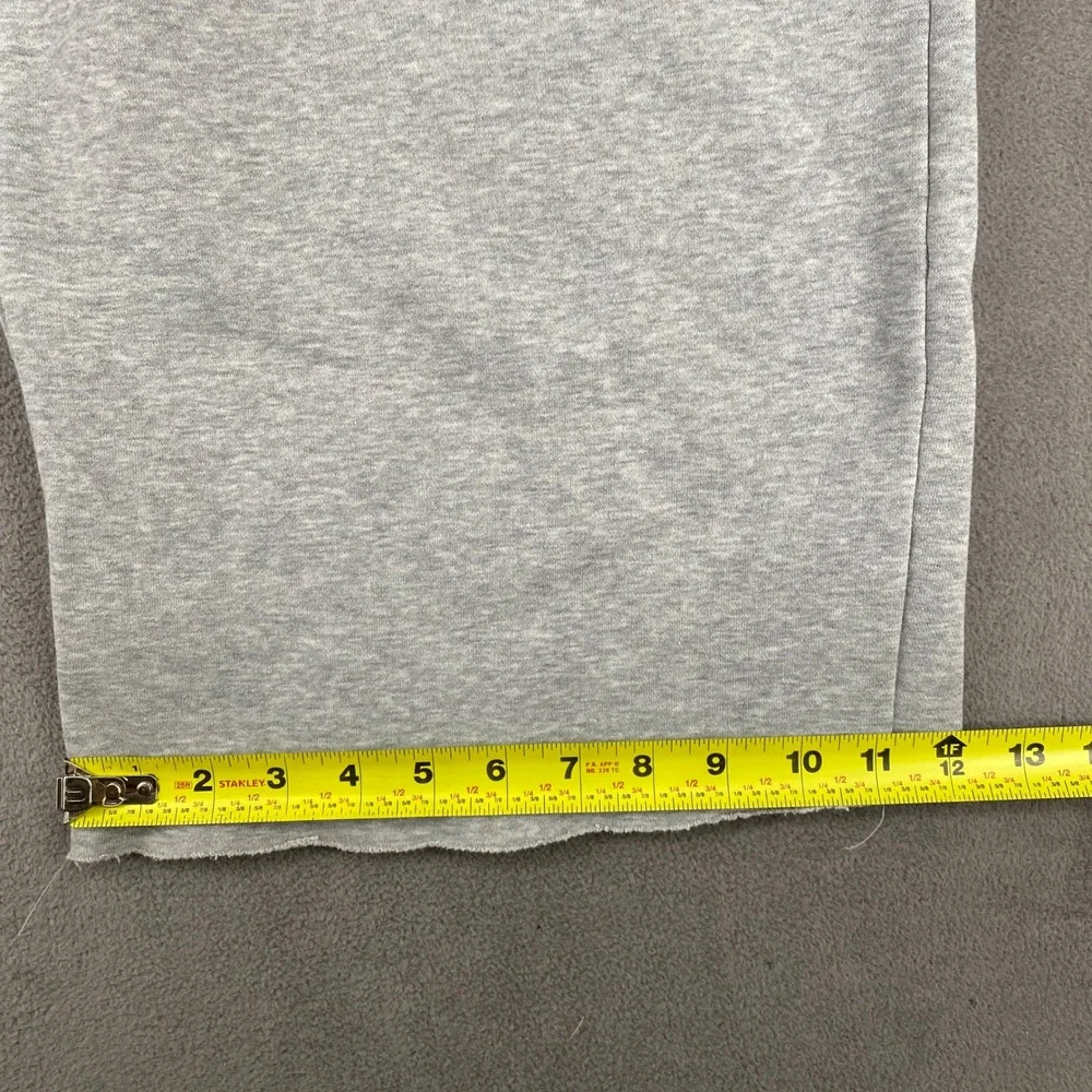 Vintage 90s Budweiser Gray Wide Leg Sweatpants Raw Hem Graphic Logo Small